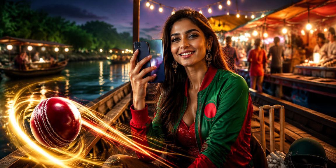 সুন্দরবন এলাকার ব্যবহারকারী রাতের বাজারে মোবাইলে ক্রিকেট বেটিং করছেন